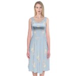 Bluey, Bluey merch, Bluey pattern, Bluey Bluey, bingo, Bluey design, bluey dog Midi Sleeveless Dress Bluey, Bluey merch, Bluey pattern, Bluey Bluey, bingo, Bluey design, bluey dog Midi Sleeveless Dress