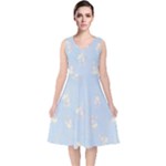 Bluey, Bluey merch, Bluey pattern, Bluey Bluey, bingo, Bluey design, bluey dog V-Neck Midi Sleeveless Dress Bluey, Bluey merch, Bluey pattern, Bluey Bluey, bingo, Bluey design, bluey dog V-Neck Midi Sleeveless Dress