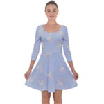 Bluey, Bluey merch, Bluey pattern, Bluey Bluey, bingo, Bluey design, bluey dog Quarter Sleeve Skater Dress Bluey, Bluey merch, Bluey pattern, Bluey Bluey, bingo, Bluey design, bluey dog Quarter Sleeve Skater Dress