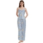 Bluey, Bluey merch, Bluey pattern, Bluey Bluey, bingo, Bluey design, bluey dog Spaghetti Top Long Pants Satin Pajamas Set Bluey, Bluey merch, Bluey pattern, Bluey Bluey, bingo, Bluey design, bluey dog Spaghetti Top Long Pants Satin Pajamas Set