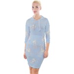 Bluey, Bluey merch, Bluey pattern, Bluey Bluey, bingo, Bluey design, bluey dog Quarter Sleeve Hood Bodycon Dress Bluey, Bluey merch, Bluey pattern, Bluey Bluey, bingo, Bluey design, bluey dog Quarter Sleeve Hood Bodycon Dress
