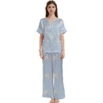 Bluey, Bluey merch, Bluey pattern, Bluey Bluey, bingo, Bluey design, bluey dog Short Sleeve Long Pants Satin Pajamas Set Bluey, Bluey merch, Bluey pattern, Bluey Bluey, bingo, Bluey design, bluey dog Short Sleeve Long Pants Satin Pajamas Set