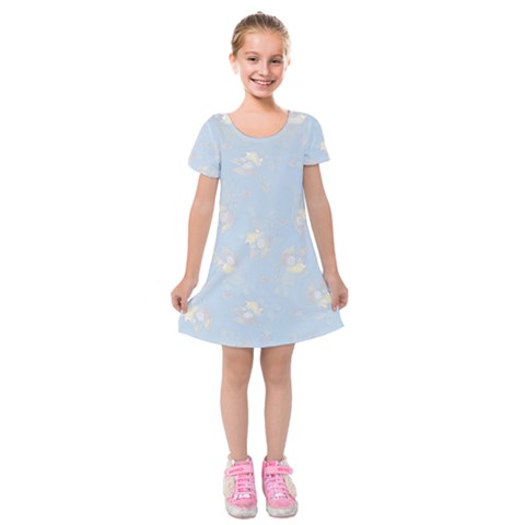Bluey, Bluey merch, Bluey pattern, Bluey Bluey, bingo, Bluey design, bluey dog Kids  Short Sleeve Velvet Dress from ArtsNow.com