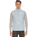 Men s High Neck Button Up Puffer Vest 