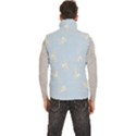 Men s High Neck Button Up Puffer Vest 