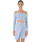 Bluey, Bluey merch, Bluey pattern, Bluey Bluey, bingo, Bluey design, bluey dog Off Shoulder Top with Skirt Set Bluey, Bluey merch, Bluey pattern, Bluey Bluey, bingo, Bluey design, bluey dog Off Shoulder Top with Skirt Set