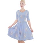 Bluey, Bluey merch, Bluey pattern, Bluey Bluey, bingo, Bluey design, bluey dog Quarter Sleeve A-Line Dress With Pockets Bluey, Bluey merch, Bluey pattern, Bluey Bluey, bingo, Bluey design, bluey dog Quarter Sleeve A-Line Dress With Pockets