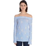 Bluey, Bluey merch, Bluey pattern, Bluey Bluey, bingo, Bluey design, bluey dog Off Shoulder Long Sleeve Top Bluey, Bluey merch, Bluey pattern, Bluey Bluey, bingo, Bluey design, bluey dog Off Shoulder Long Sleeve Top