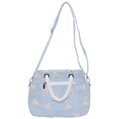 Rope Handles Shoulder Strap Bag 