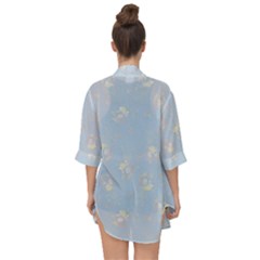 Open Front Chiffon Kimono 