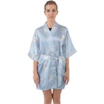 Bluey, Bluey merch, Bluey pattern, Bluey Bluey, bingo, Bluey design, bluey dog Half Sleeve Satin Kimono Bluey, Bluey merch, Bluey pattern, Bluey Bluey, bingo, Bluey design, bluey dog Half Sleeve Satin Kimono