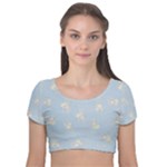 Bluey, Bluey merch, Bluey pattern, Bluey Bluey, bingo, Bluey design, bluey dog Velvet Short Sleeve Crop Top Bluey, Bluey merch, Bluey pattern, Bluey Bluey, bingo, Bluey design, bluey dog Velvet Short Sleeve Crop Top
