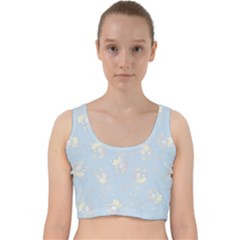 Velvet Racer Back Crop Top 