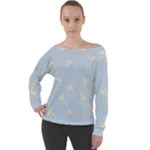 Bluey, Bluey merch, Bluey pattern, Bluey Bluey, bingo, Bluey design, bluey dog Off Shoulder Long Sleeve Velour Top Bluey, Bluey merch, Bluey pattern, Bluey Bluey, bingo, Bluey design, bluey dog Off Shoulder Long Sleeve Velour Top