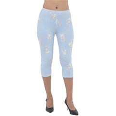 Lightweight Velour Capri Leggings  