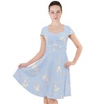 Bluey, Bluey merch, Bluey pattern, Bluey Bluey, bingo, Bluey design, bluey dog Cap Sleeve Midi Dress With Pockets Bluey, Bluey merch, Bluey pattern, Bluey Bluey, bingo, Bluey design, bluey dog Cap Sleeve Midi Dress With Pockets