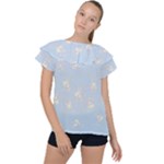 Bluey, Bluey merch, Bluey pattern, Bluey Bluey, bingo, Bluey design, bluey dog Ruffle Collar Chiffon Blouse Bluey, Bluey merch, Bluey pattern, Bluey Bluey, bingo, Bluey design, bluey dog Ruffle Collar Chiffon Blouse