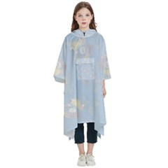 Bluey, Bluey merch, Bluey pattern, Bluey Bluey, bingo, Bluey design, bluey dog Kids  Hooded Rain Ponchos from ArtsNow.com