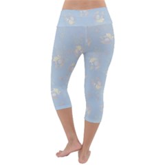 Lightweight Velour Capri Yoga Leggings 