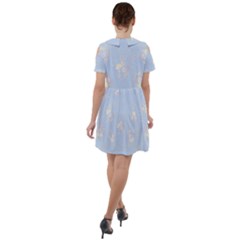 Short Sleeve Shoulder Cut Out Dress  