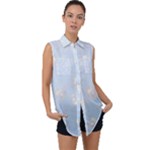 Bluey, Bluey merch, Bluey pattern, Bluey Bluey, bingo, Bluey design, bluey dog Sleeveless Chiffon Button Shirt Bluey, Bluey merch, Bluey pattern, Bluey Bluey, bingo, Bluey design, bluey dog Sleeveless Chiffon Button Shirt
