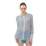 Bluey, Bluey merch, Bluey pattern, Bluey Bluey, bingo, Bluey design, bluey dog Long Sleeve Chiffon Shirt Bluey, Bluey merch, Bluey pattern, Bluey Bluey, bingo, Bluey design, bluey dog Long Sleeve Chiffon Shirt