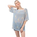 Bluey, Bluey merch, Bluey pattern, Bluey Bluey, bingo, Bluey design, bluey dog Oversized Chiffon Top Bluey, Bluey merch, Bluey pattern, Bluey Bluey, bingo, Bluey design, bluey dog Oversized Chiffon Top
