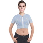 Bluey, Bluey merch, Bluey pattern, Bluey Bluey, bingo, Bluey design, bluey dog Short Sleeve Cropped Jacket Bluey, Bluey merch, Bluey pattern, Bluey Bluey, bingo, Bluey design, bluey dog Short Sleeve Cropped Jacket
