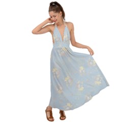 Backless Maxi Beach Dress 