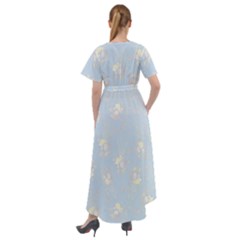 Front Wrap High Low Dress 