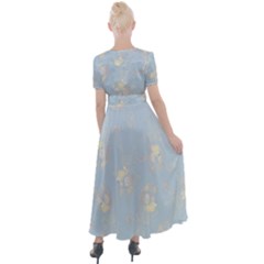 Button Up Short Sleeve Maxi Dress 