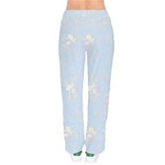 Women Velvet Drawstring Pants 