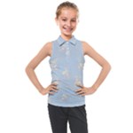 Bluey, Bluey merch, Bluey pattern, Bluey Bluey, bingo, Bluey design, bluey dog Kids Sleeveless Polo T-Shirt Bluey, Bluey merch, Bluey pattern, Bluey Bluey, bingo, Bluey design, bluey dog Kids Sleeveless Polo T-Shirt