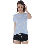Bluey, Bluey merch, Bluey pattern, Bluey Bluey, bingo, Bluey design, bluey dog Short Sleeve Open Back T-Shirt Bluey, Bluey merch, Bluey pattern, Bluey Bluey, bingo, Bluey design, bluey dog Short Sleeve Open Back T-Shirt