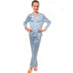 Bluey, Bluey merch, Bluey pattern, Bluey Bluey, bingo, Bluey design, bluey dog Kids Satin Long Sleeve Pajamas Set Bluey, Bluey merch, Bluey pattern, Bluey Bluey, bingo, Bluey design, bluey dog Kids Satin Long Sleeve Pajamas Set