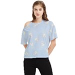 Bluey, Bluey merch, Bluey pattern, Bluey Bluey, bingo, Bluey design, bluey dog One Shoulder Cut Out T-Shirt Bluey, Bluey merch, Bluey pattern, Bluey Bluey, bingo, Bluey design, bluey dog One Shoulder Cut Out T-Shirt