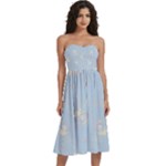 Bluey, Bluey merch, Bluey pattern, Bluey Bluey, bingo, Bluey design, bluey dog Knee-Length Strapless Bra Top Dress Bluey, Bluey merch, Bluey pattern, Bluey Bluey, bingo, Bluey design, bluey dog Knee-Length Strapless Bra Top Dress