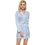 Bluey, Bluey merch, Bluey pattern, Bluey Bluey, bingo, Bluey design, bluey dog Long Sleeve Satin Robe Bluey, Bluey merch, Bluey pattern, Bluey Bluey, bingo, Bluey design, bluey dog Long Sleeve Satin Robe