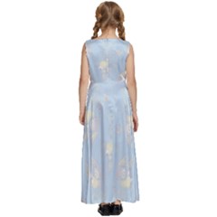 Kids  Satin Sleeveless Maxi Dress 