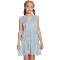 Kids  Sleeveless Tiered Mini Dress 