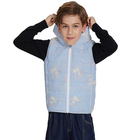 Bluey, Bluey merch, Bluey pattern, Bluey Bluey, bingo, Bluey design, bluey dog Kids  Stylish Hooded Puffer Vest from ArtsNow.com