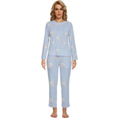 Womens  Long Sleeve Lightweight Pajamas Set 