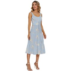 Women s Sleeveless Corset Midi Dress 