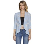 Bluey, Bluey merch, Bluey pattern, Bluey Bluey, bingo, Bluey design, bluey dog Women s 3/4 Sleeve Ruffle Edge Open Front Jacket Bluey, Bluey merch, Bluey pattern, Bluey Bluey, bingo, Bluey design, bluey dog Women s 3/4 Sleeve Ruffle Edge Open Front Jacket