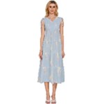 Bluey, Bluey merch, Bluey pattern, Bluey Bluey, bingo, Bluey design, bluey dog V-Neck Drawstring Shoulder Sleeveless Maxi Dress Bluey, Bluey merch, Bluey pattern, Bluey Bluey, bingo, Bluey design, bluey dog V-Neck Drawstring Shoulder Sleeveless Maxi Dress