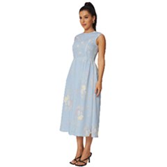 Sleeveless Round Neck Midi Dress 