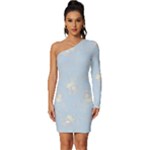 Bluey, Bluey merch, Bluey pattern, Bluey Bluey, bingo, Bluey design, bluey dog Long Sleeve One Shoulder Mini Dress Bluey, Bluey merch, Bluey pattern, Bluey Bluey, bingo, Bluey design, bluey dog Long Sleeve One Shoulder Mini Dress