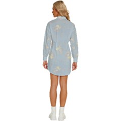 Womens Long Sleeve Shirt Dress 