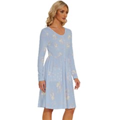 Long Sleeve Dress With Pocket 