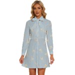 Bluey, Bluey merch, Bluey pattern, Bluey Bluey, bingo, Bluey design, bluey dog Women s Long Sleeve Bow Deco Button Up Dress Bluey, Bluey merch, Bluey pattern, Bluey Bluey, bingo, Bluey design, bluey dog Women s Long Sleeve Bow Deco Button Up Dress